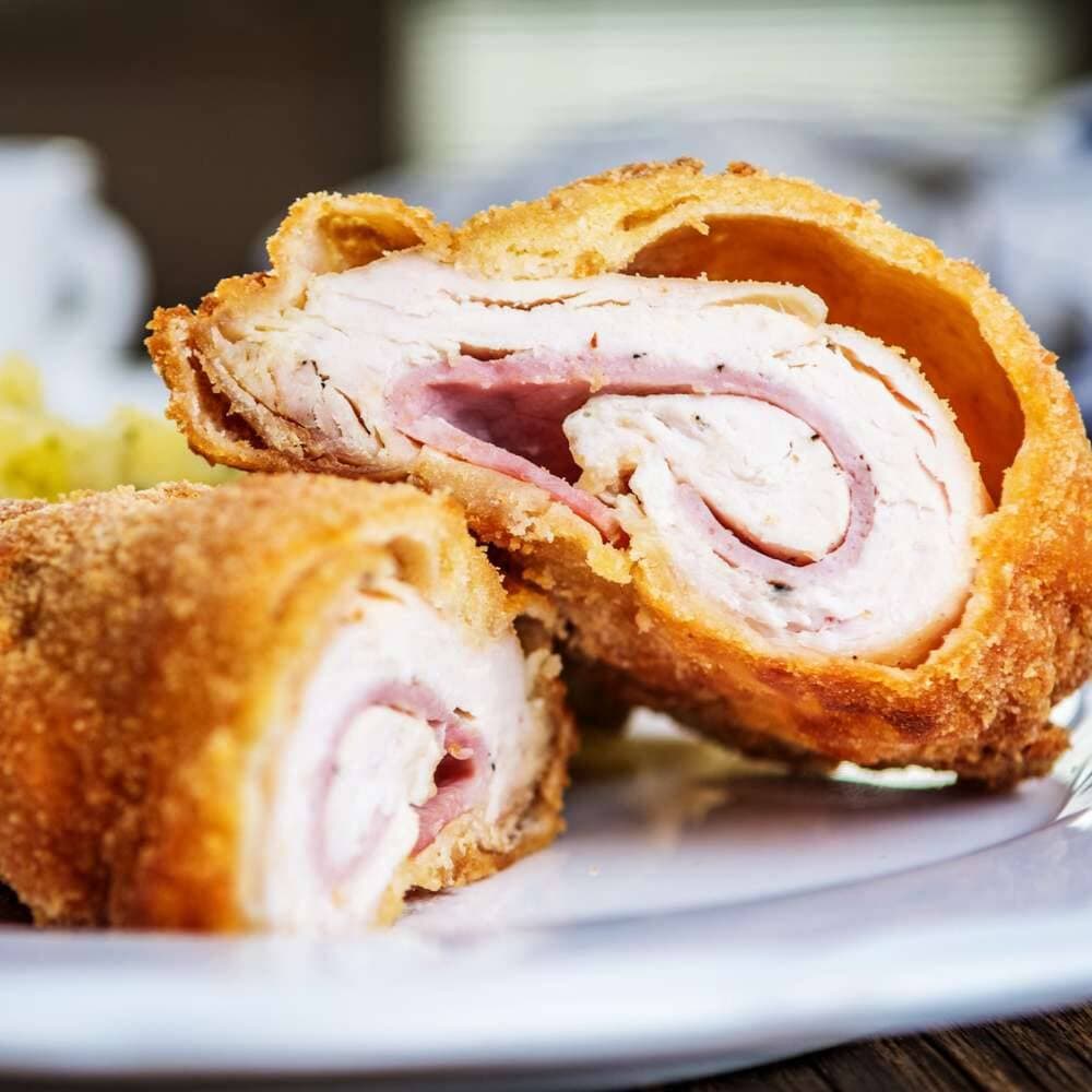 PECHUGA RELLENA DE JAMÓN Y PHILADELPHIA
