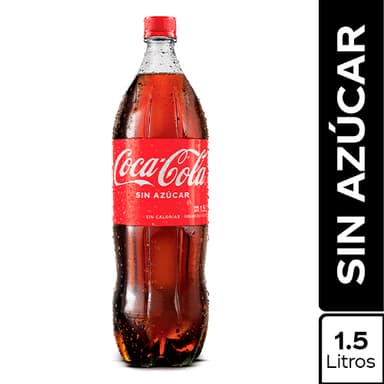 Coca Cola Sin Azúcar 1.5 L