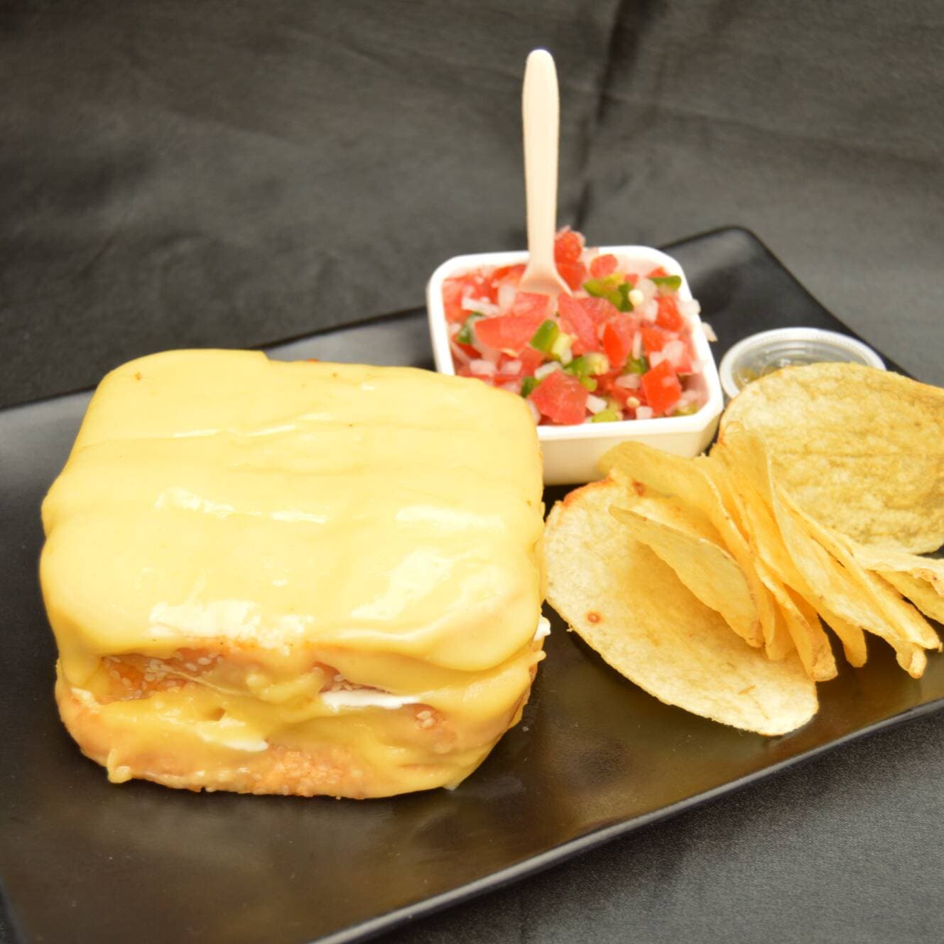 SANWICH AL GRATIN CON PAPAS