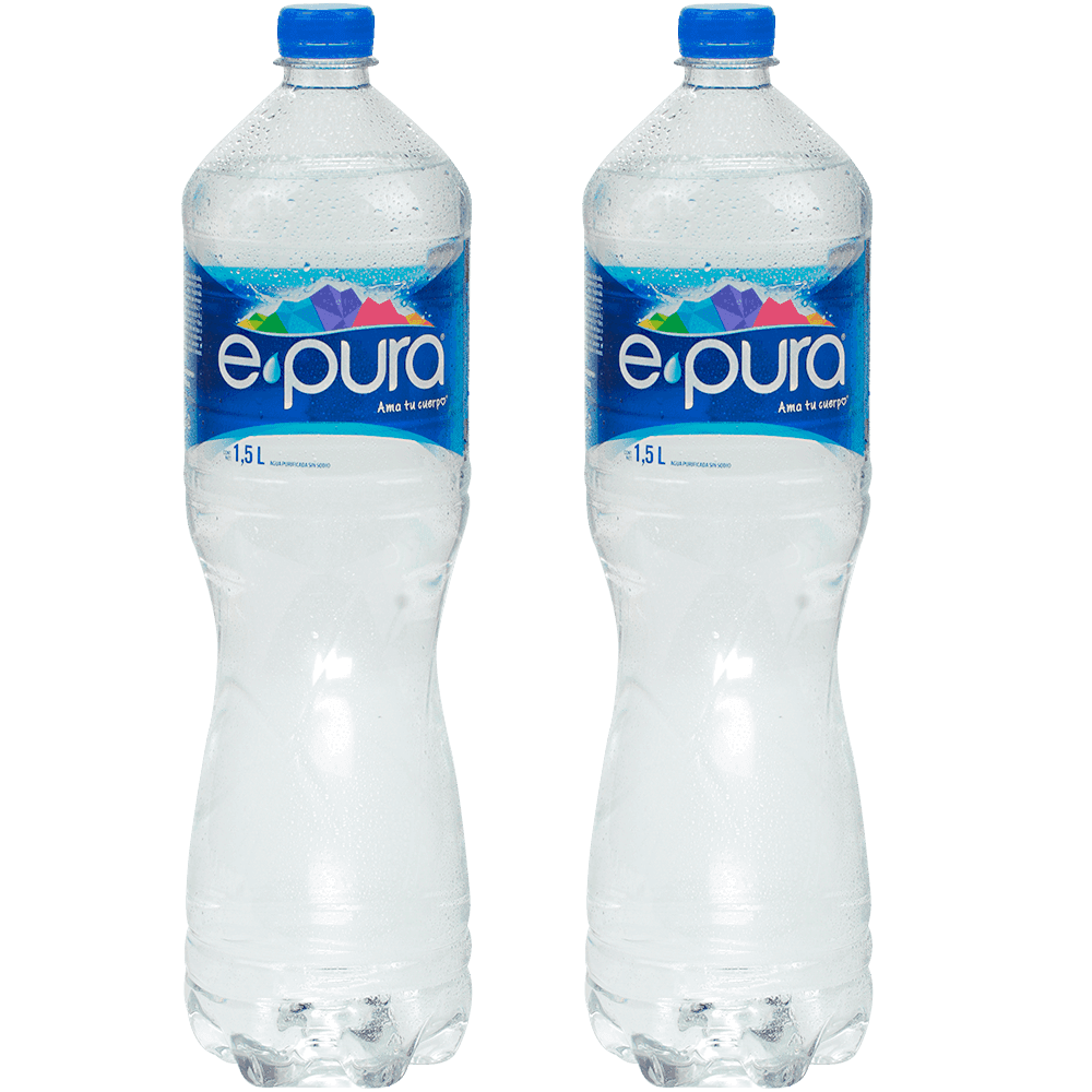 2 Agua Epura 1.5 lt