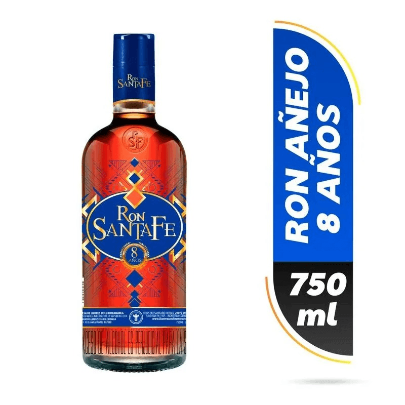 Ron santa fe reserva exclusiva 8 años