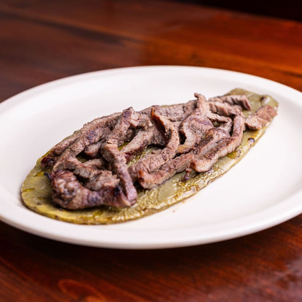 Penca con asada