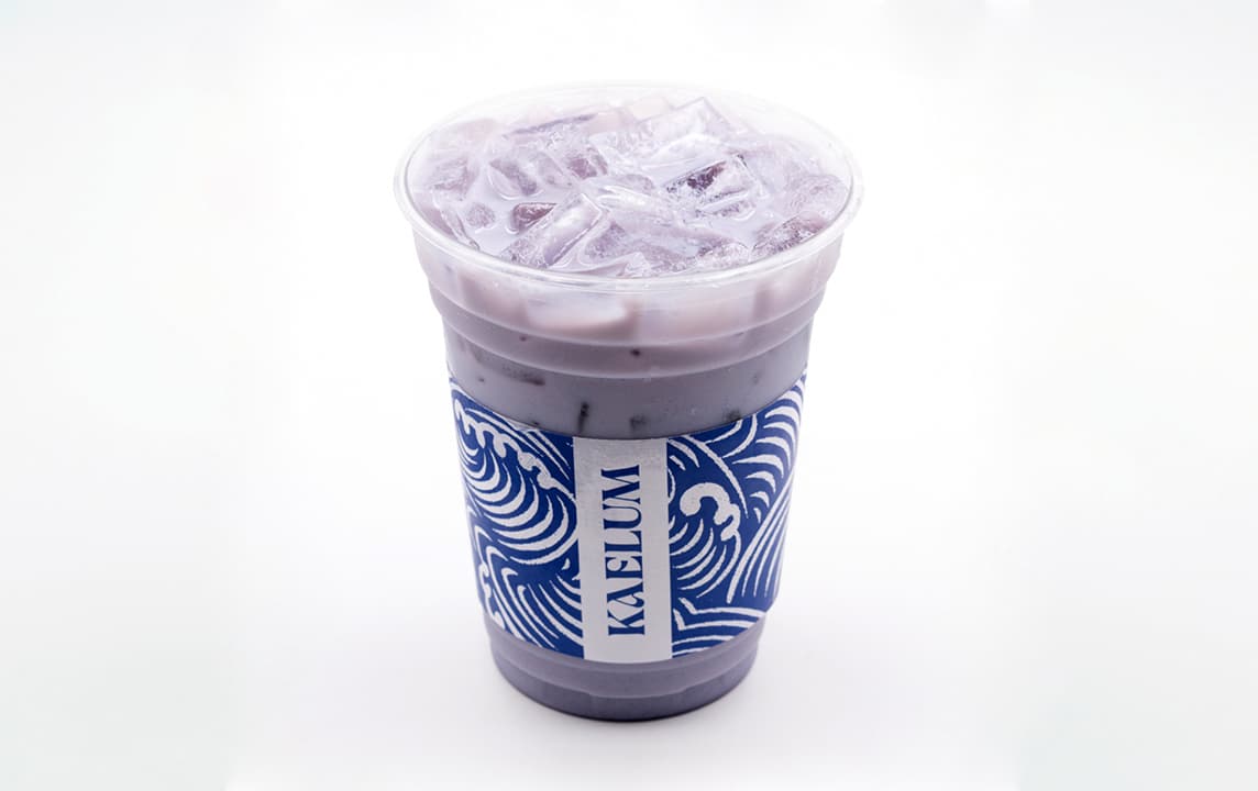 Iced Taro Latte