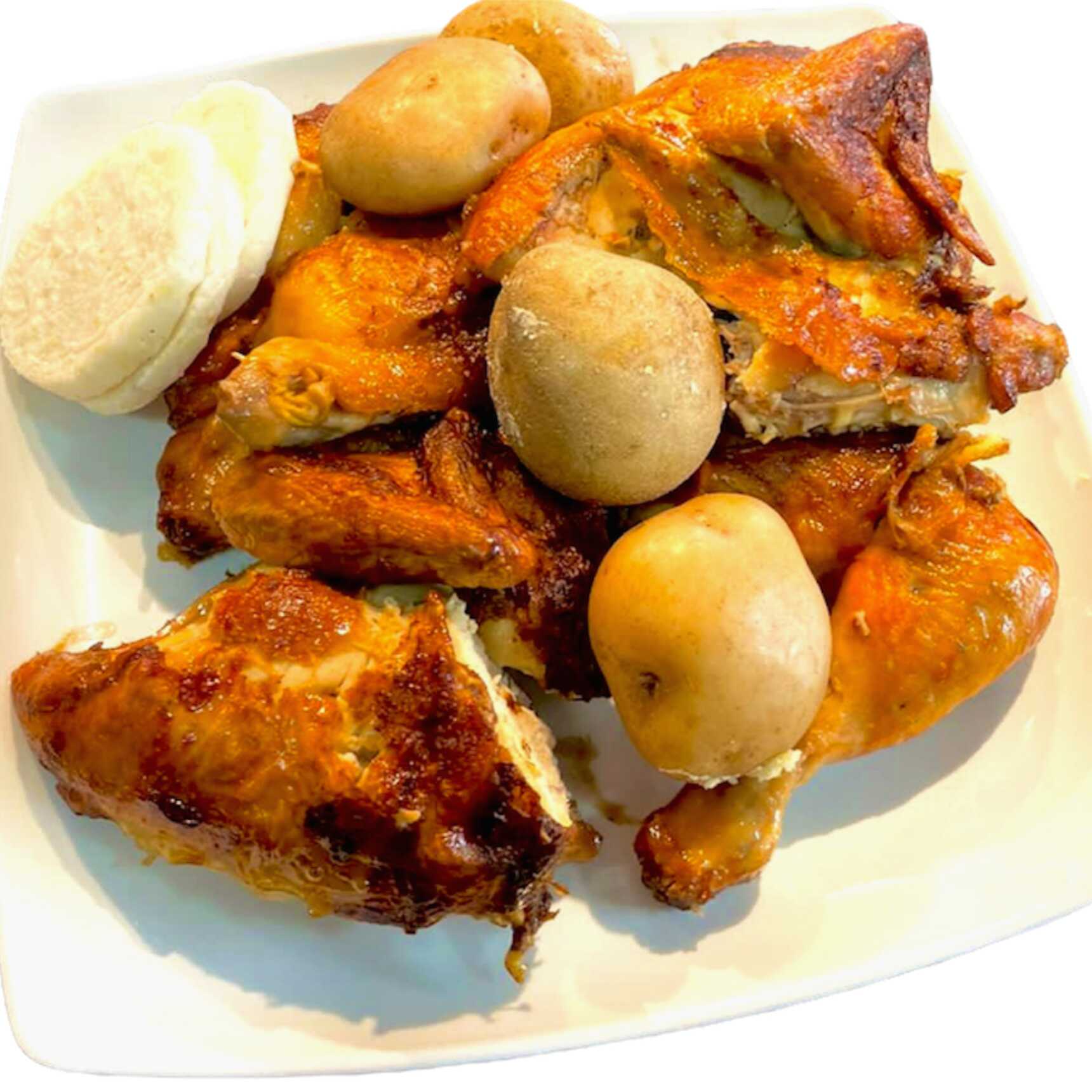 Combo 1 y 1/2 Pollo Asado