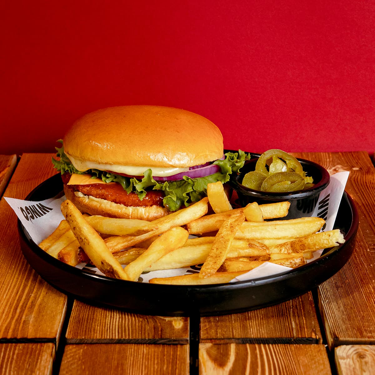 Chicken burger 50% off