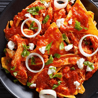Chilaquiles Rojos Sencillos
