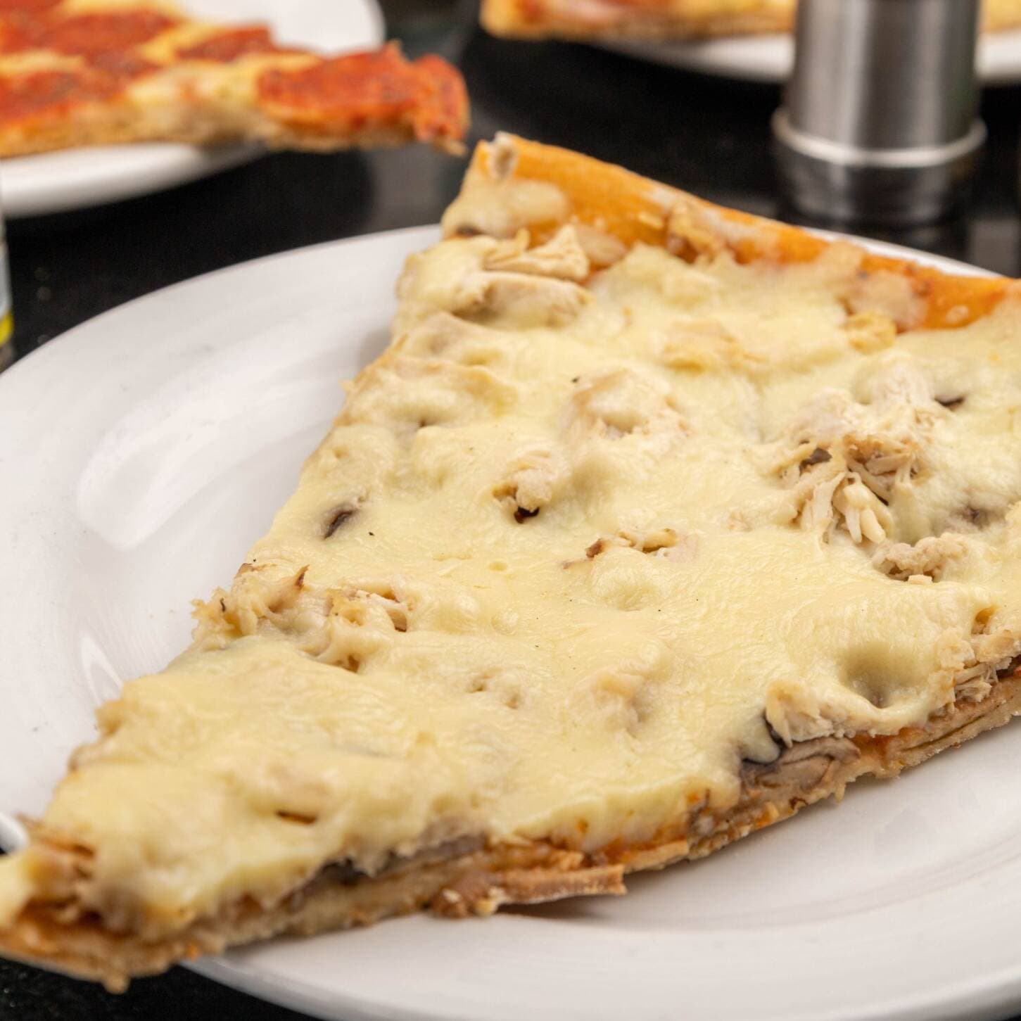 Pizza Pollo con Champiñones