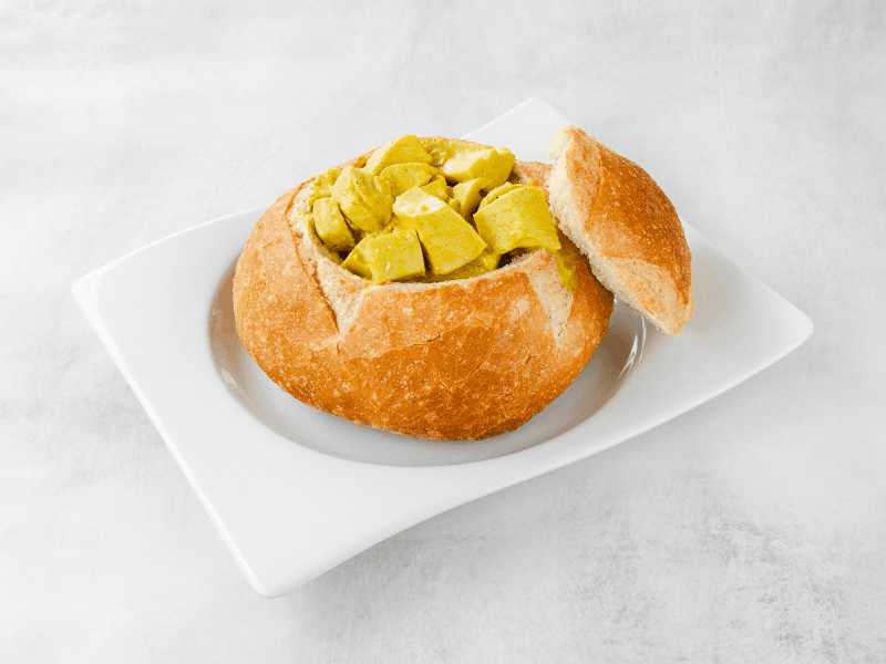 Panne Cook Pollo al Curry