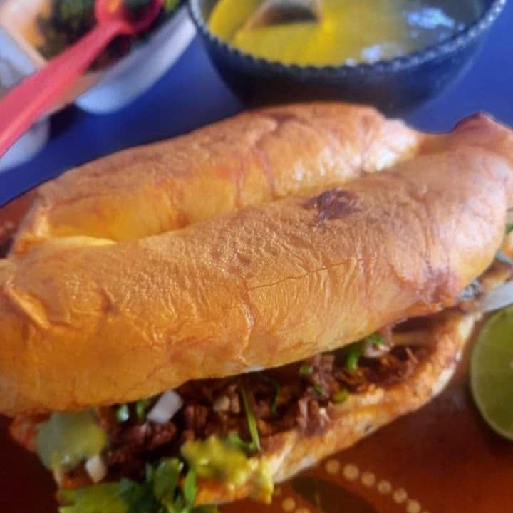 Torta de Birria de Res