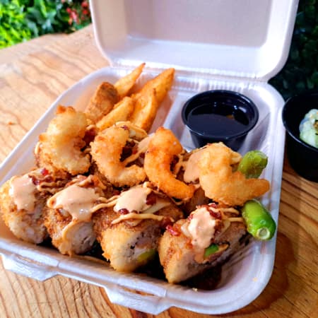 Hyakki Roll (Camarones al Ajillo)