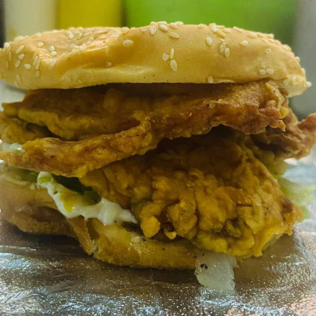 Hamburguesa cruji pollo