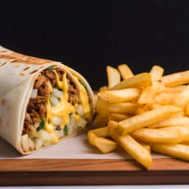 BURRO DE ASADA CON PAPAS