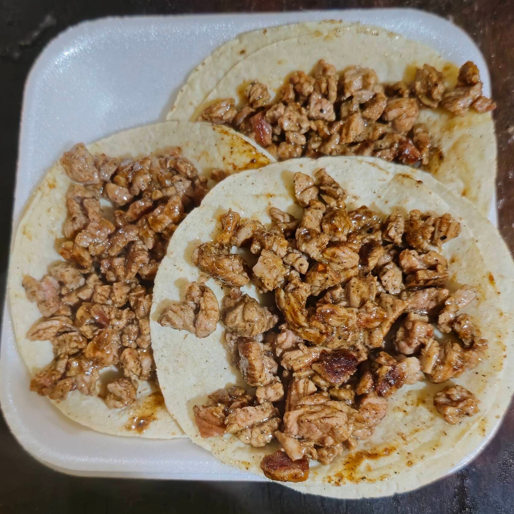 Taco de Tortilla de Maíz con Arrachera