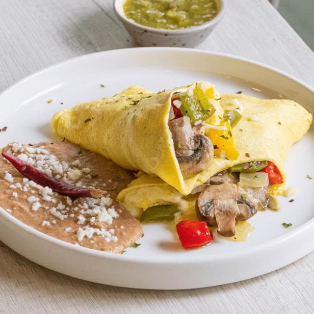 Omelette Pimientos.