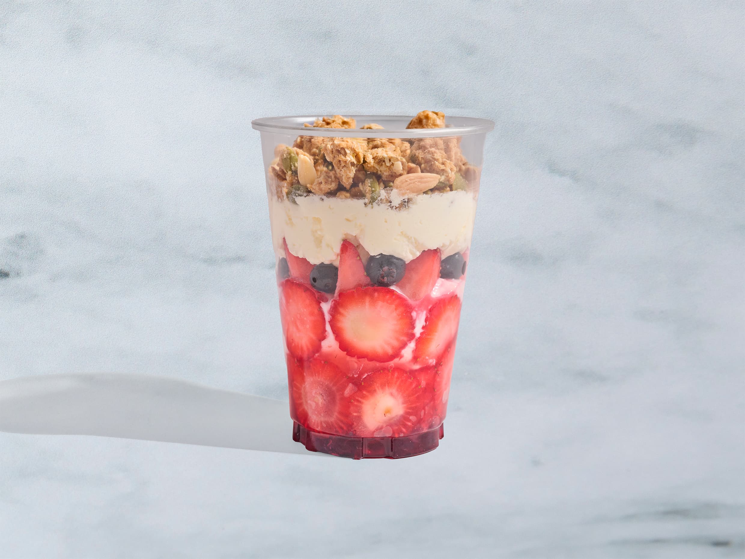 Granola y yogurt
