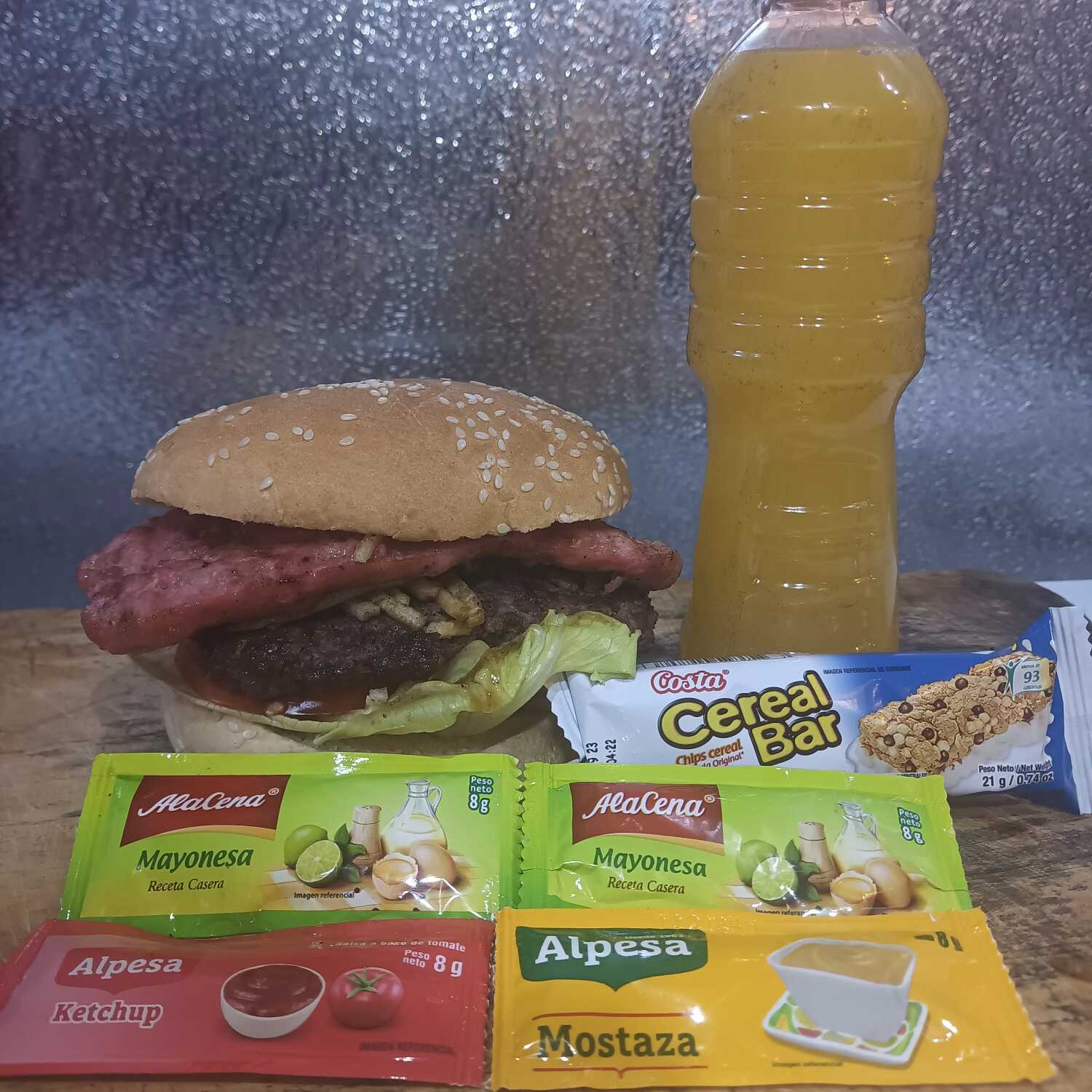 Burger con Chorizo Parrillero