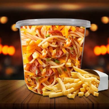 Espaguetis a la Carbonara + Francesa
