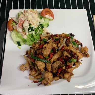 Camarones al Estilo Si Chuan Picante