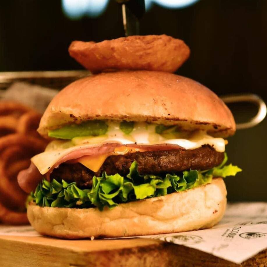 Hamburguesa BBQ Blue Cheese