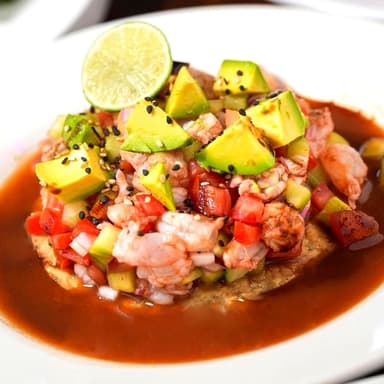 Ceviche Camarón Crudo
