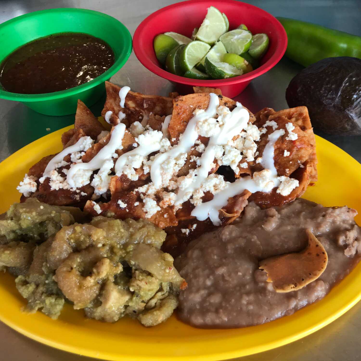 Chilaquiles con Guisado