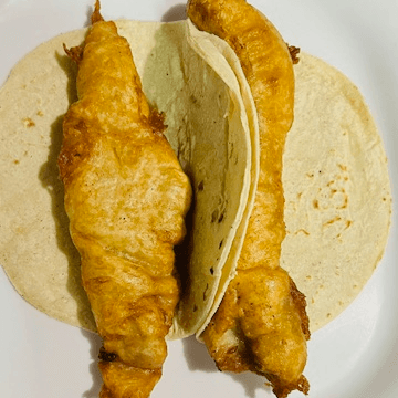 Tacos de Pollo Capeado
