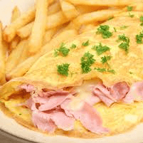 omelette de jamon y queso