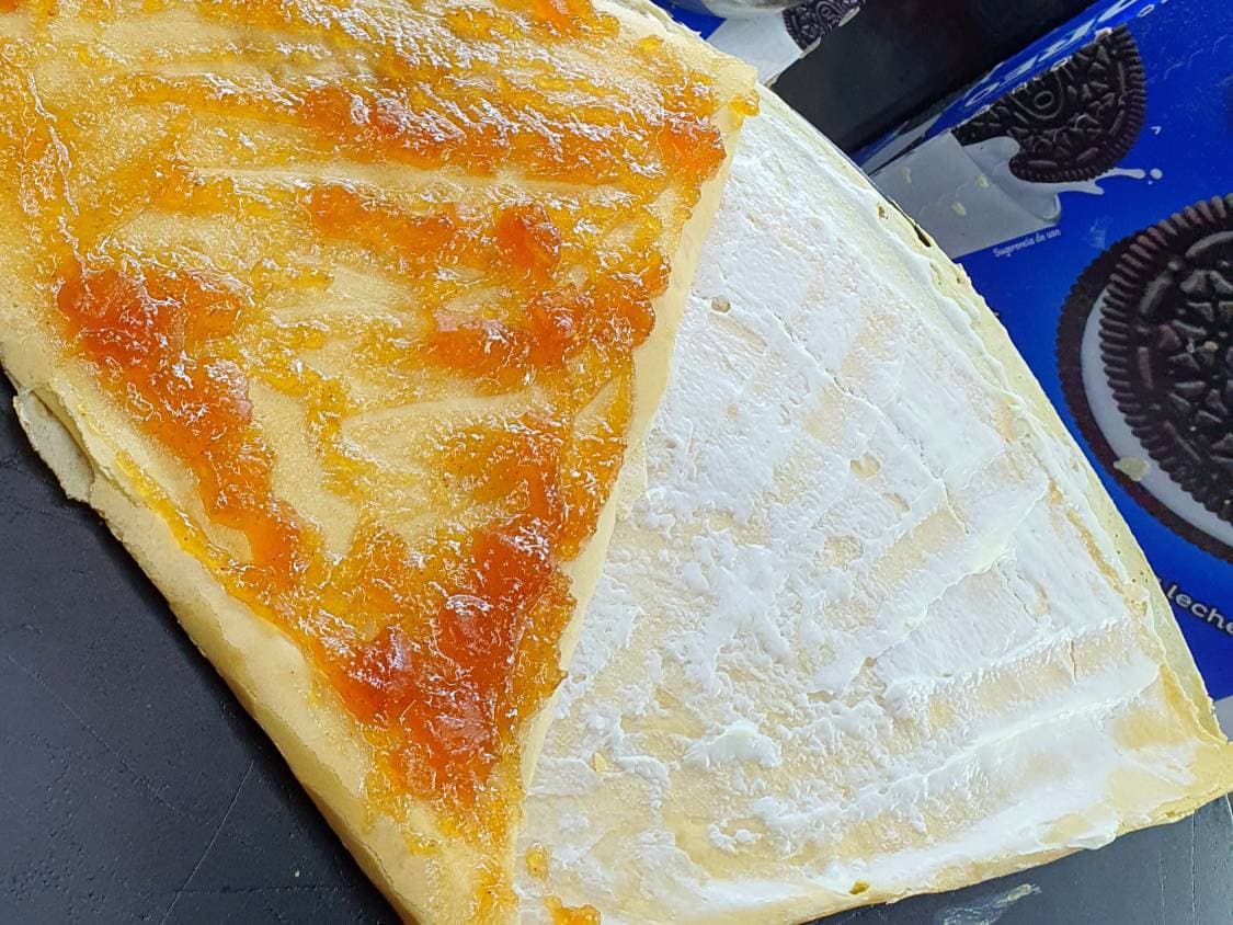Crepa de Philadelphia y Mermelada de ManzanaCanela
