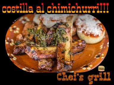1/4 de Kilo de Costilla Al Chimichurri