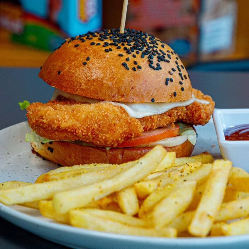 Hamburguesa La Crispy Burger