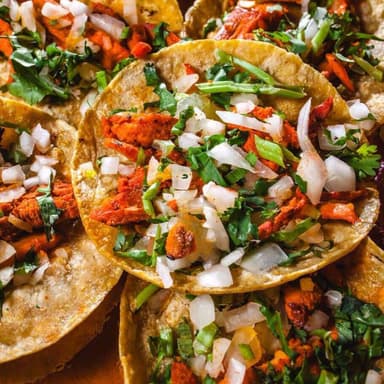 5 Tacos de Pastor o Chuleta