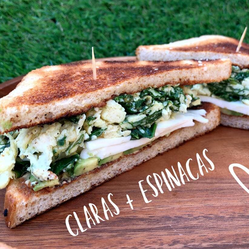 Sándwich de Claras