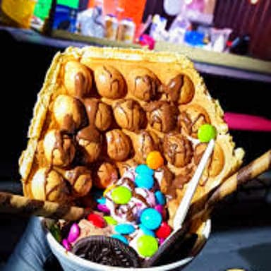 Waffle con NUTELLA y Lunetas