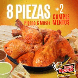 8 Piezas + 2 Complementos