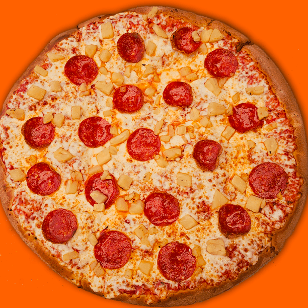 Pizza Familiar Pepperoni con Piña
