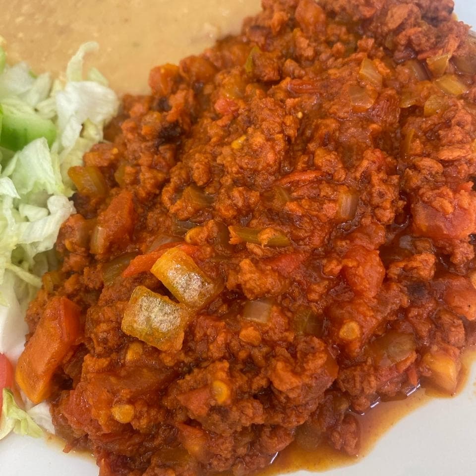 Chorizo con Verdura