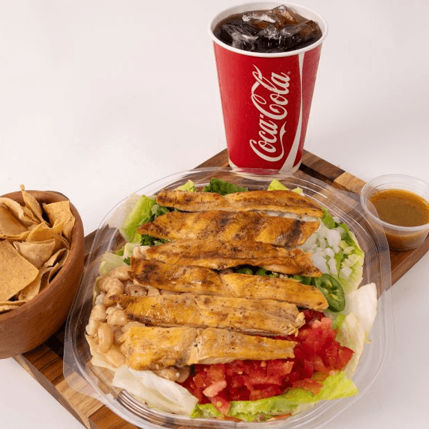 Ensalada del Norte con Pollo y Refresco 600 Ml.