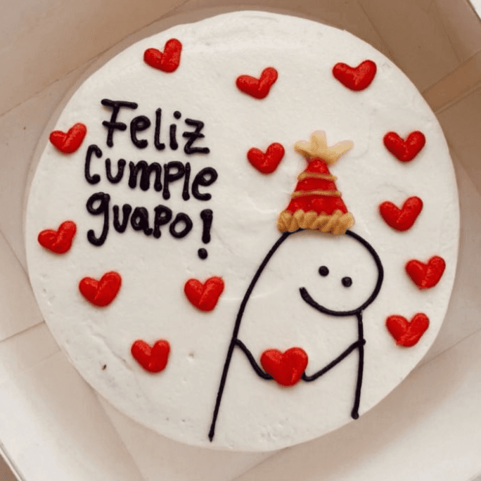 Mini Pastel - Feliz Cumple Guap@!