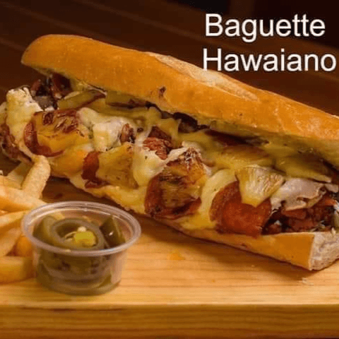 1/2 BAGUETTE HAWAIANO