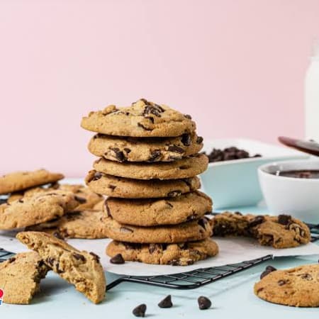 Galletas con chispas de chocolate