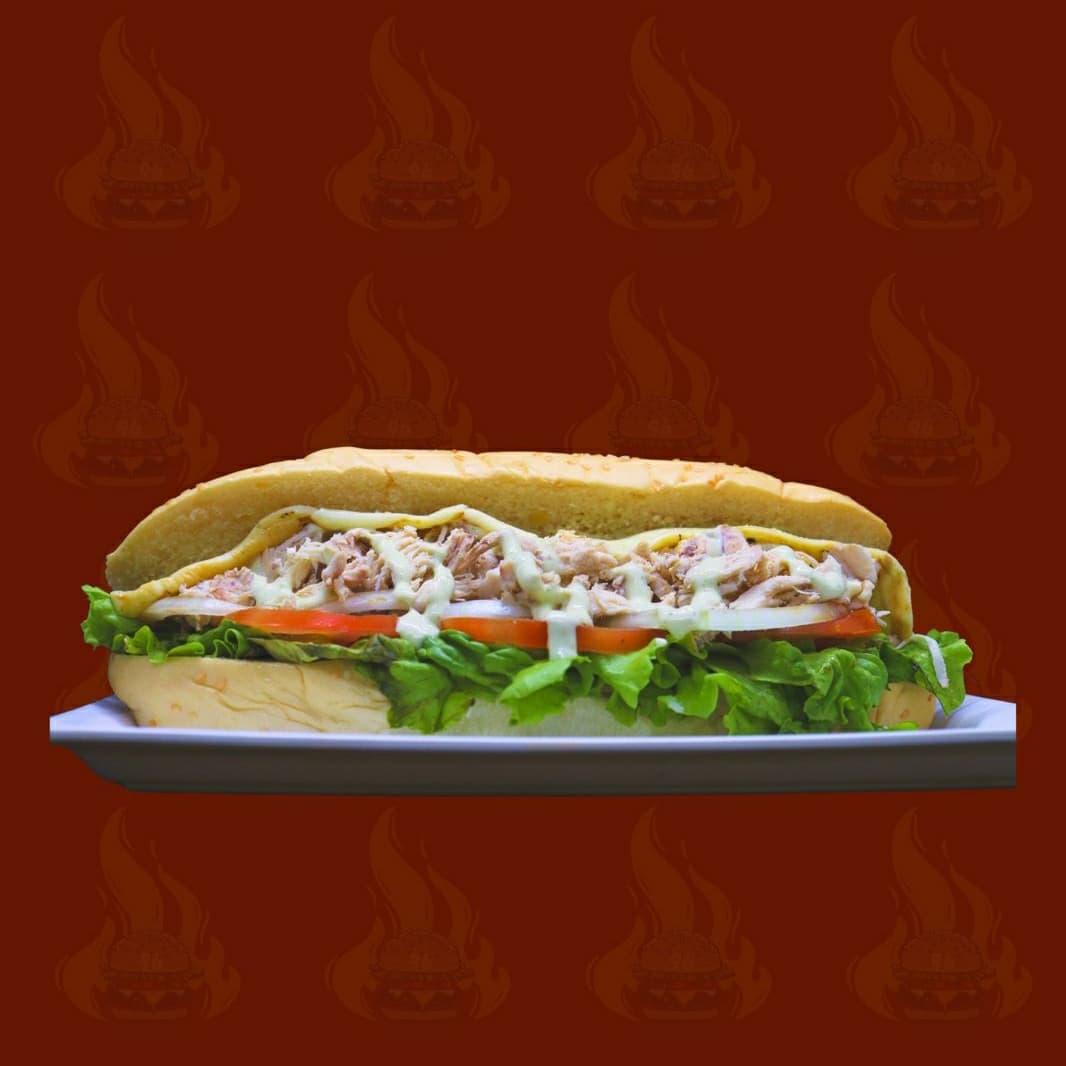 Sándwich de Pollo Desmechado