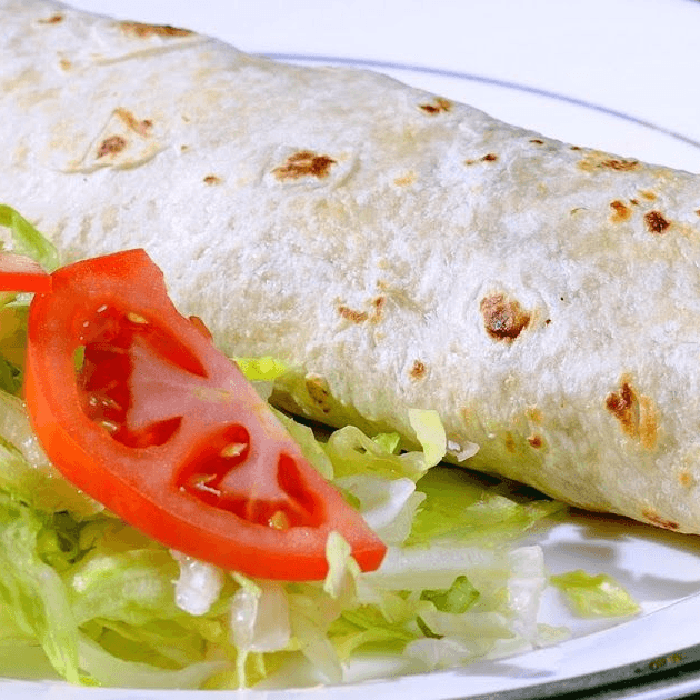 Tortilla grande de harina