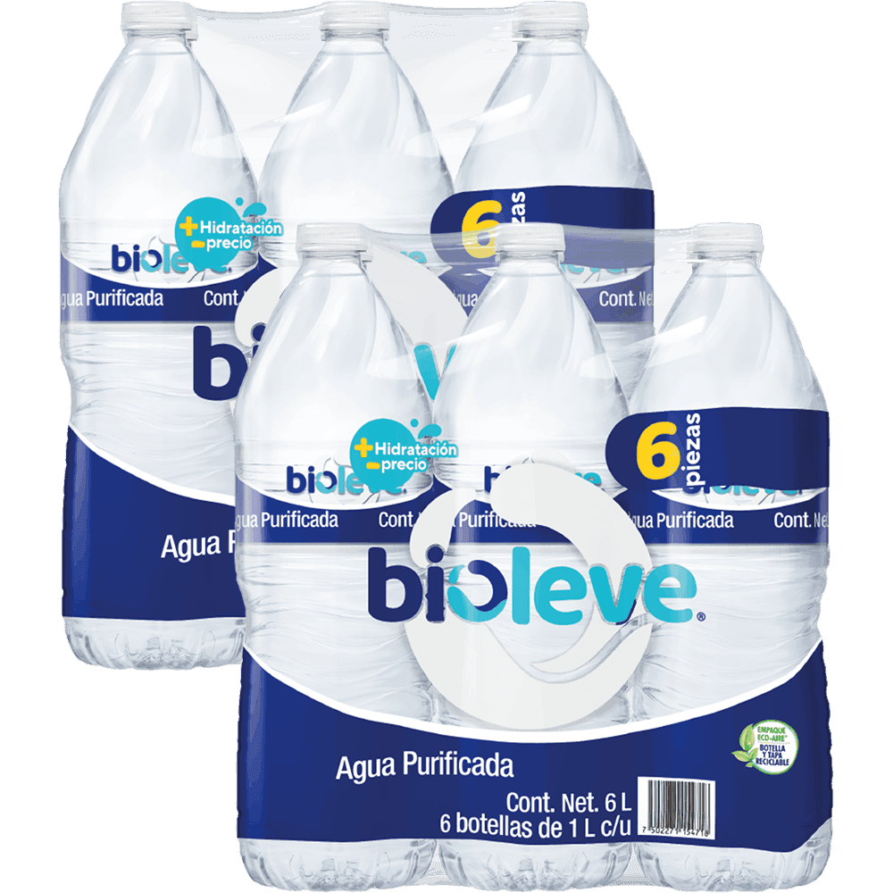 2 Agua Bioleve 1L 6pack