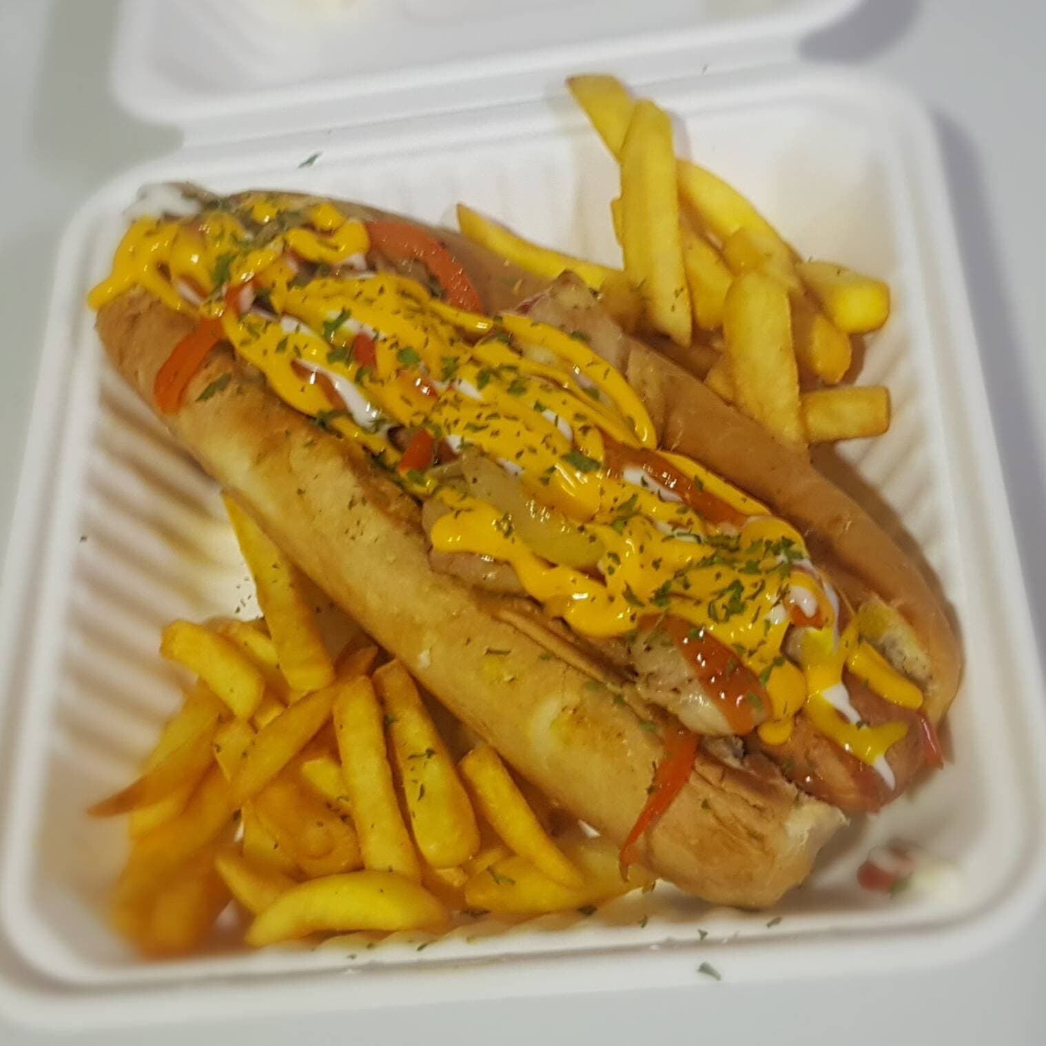 Combo Hot Dog Jumbo con Fajitas de Pollo