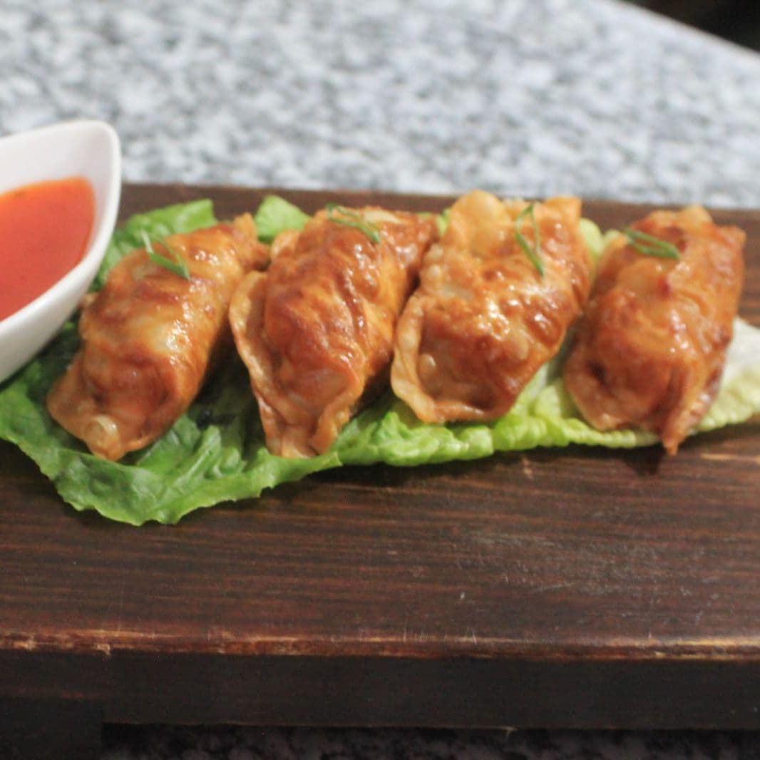 Gyozas Fritas, Rellenas de Cerdo y Verduras
