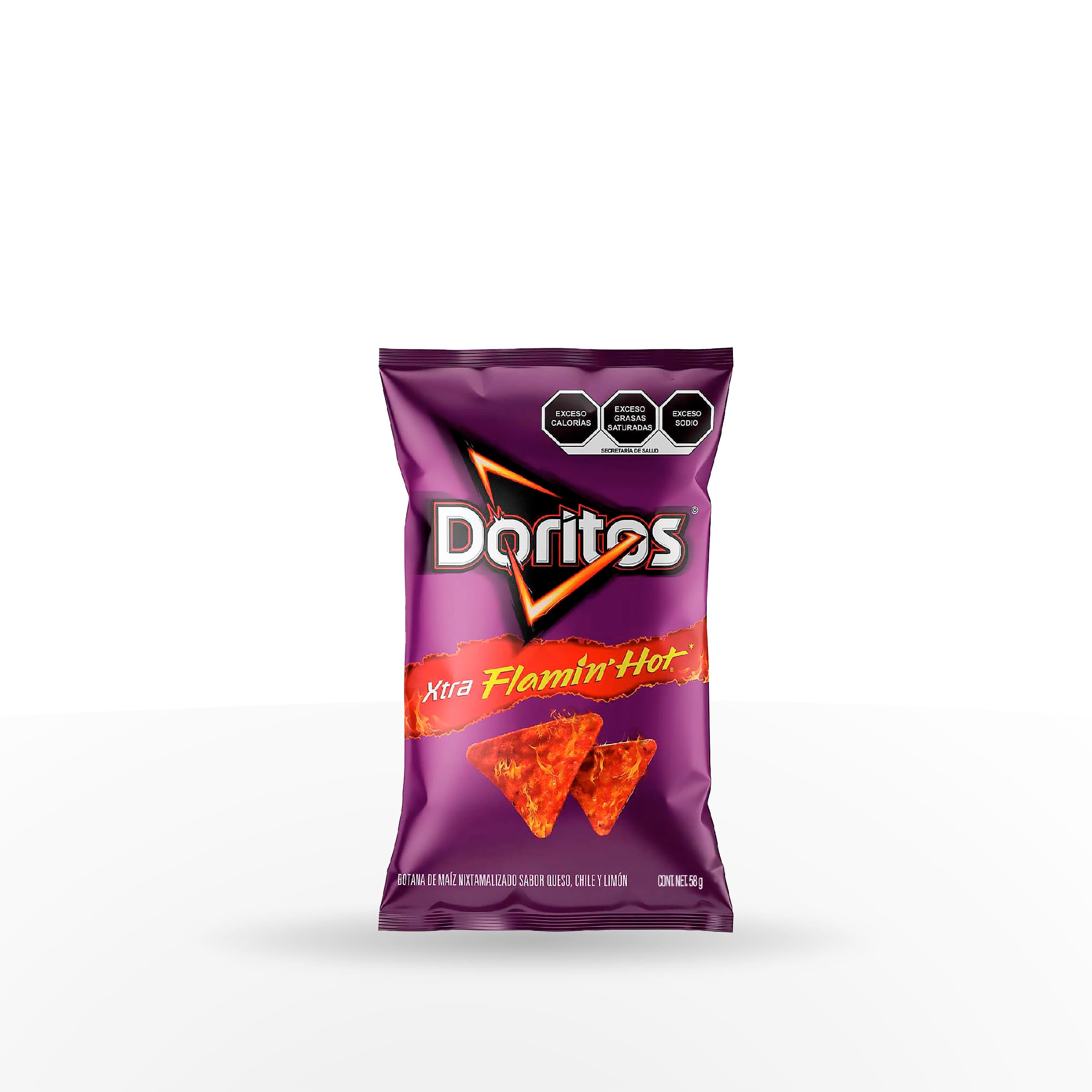 DORITOS FLAMIN HOT DE SABRITAS 58 GR