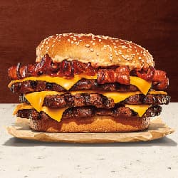 Hamburguesa Megastacker Triple