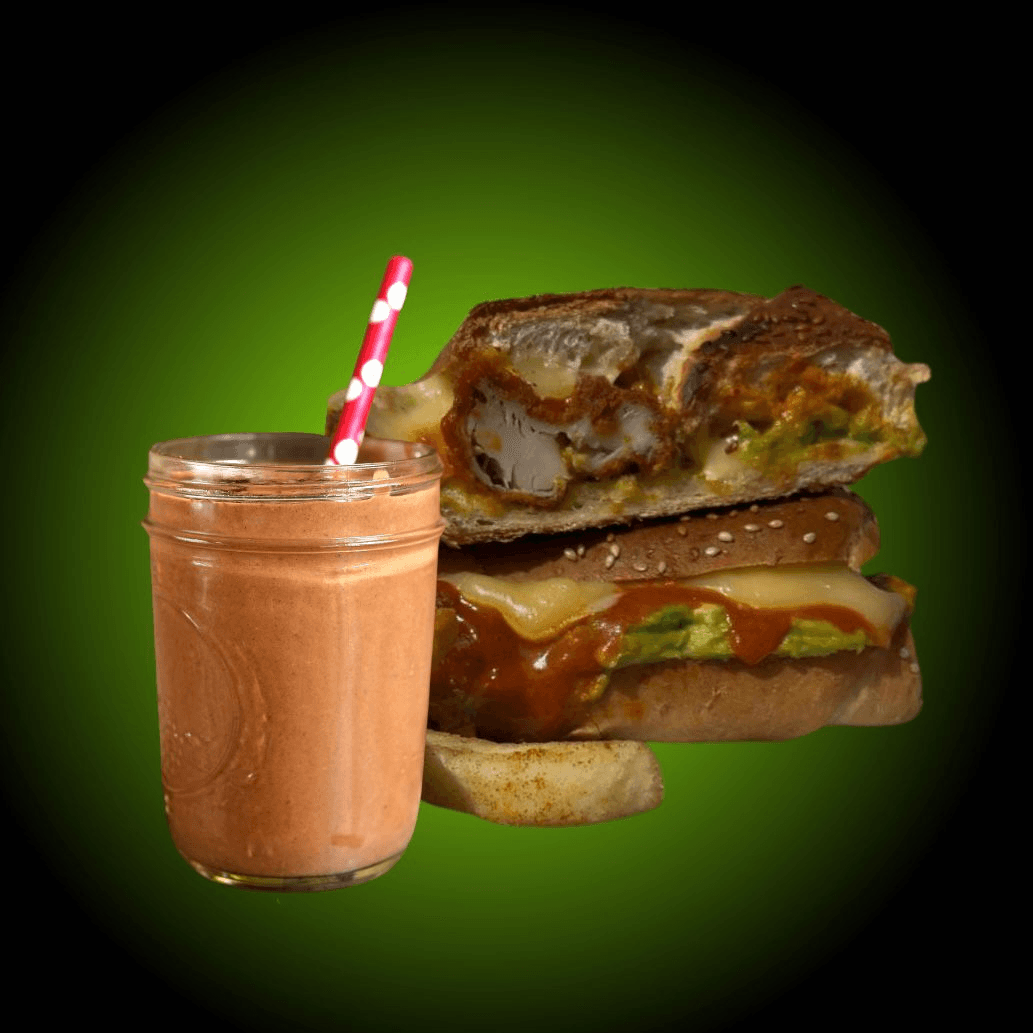 baguettender + Smoothie de cacao