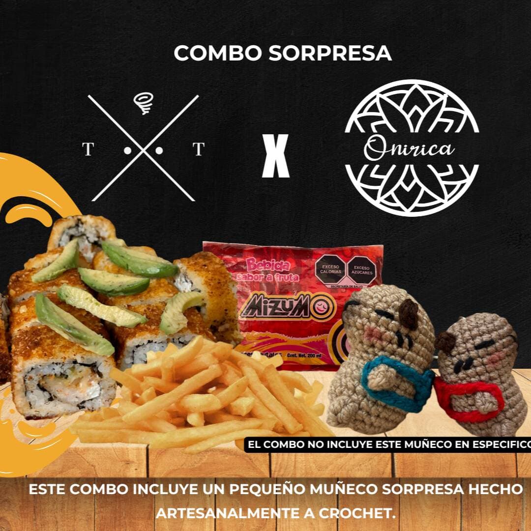 PAQUETE MAGICO SORPRESA (1/2 SUSHI DE ARRACHERA)