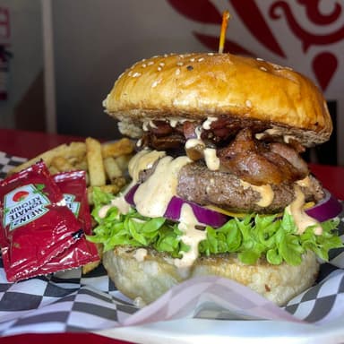Hamburguesa de Tocino